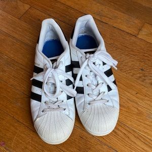 Womens Adidas Shell Toed Sneakers 7.5